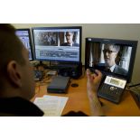 Service post-production de l'Etablissement de communication et de production audiovisuelle de la Défense.