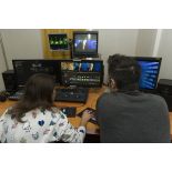 Service post-production de l'Etablissement de communication et de production audiovisuelle de la Défense.