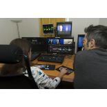 Service post-production de l'Etablissement de communication et de production audiovisuelle de la Défense.