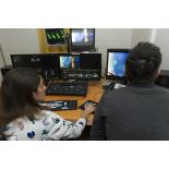 Service post-production de l'Etablissement de communication et de production audiovisuelle de la Défense.