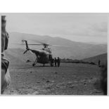 DZ [Drope Zone ou Dropping Zone] de Teyenna. Jour de l'opération sur le Douar Djimla. [légende inscrite au dos de la photographie]