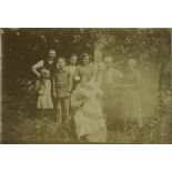 M. Moulin Augustins et sa famille à la ferme des Anifaings à Champ Duc par Bruyères (ici je m'approvisionne en fruits). [légende d'origine]