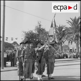 Soldat CBG Mignot 1er Empire - Garde Au Drapeau Des Marins De La Garde, Plomb Peint 60mm