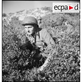 ImagesDéfense - Portrait d'un commando d'Afrique progressant dans le ...