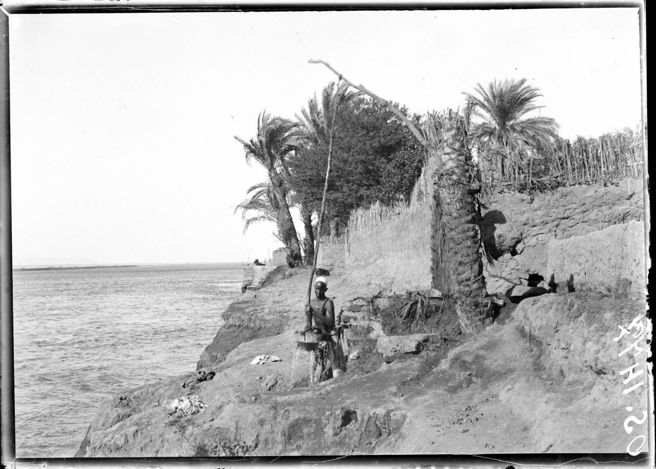 Egypte. Châdouf près de Louqsor. [légende d'origine]