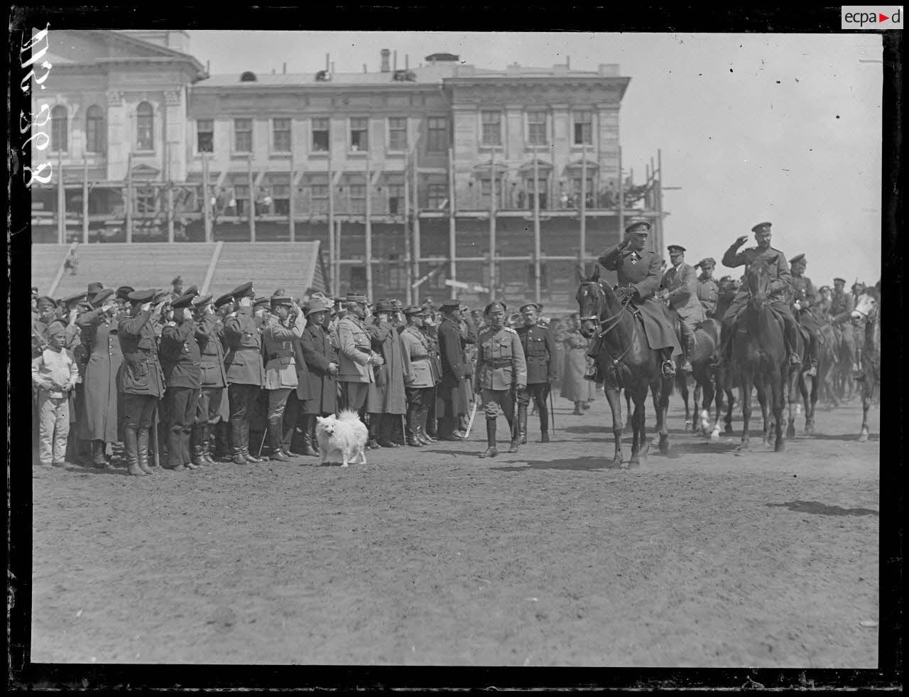 En Sibérie. Passage de l'armée Russe. [légende d'origine]