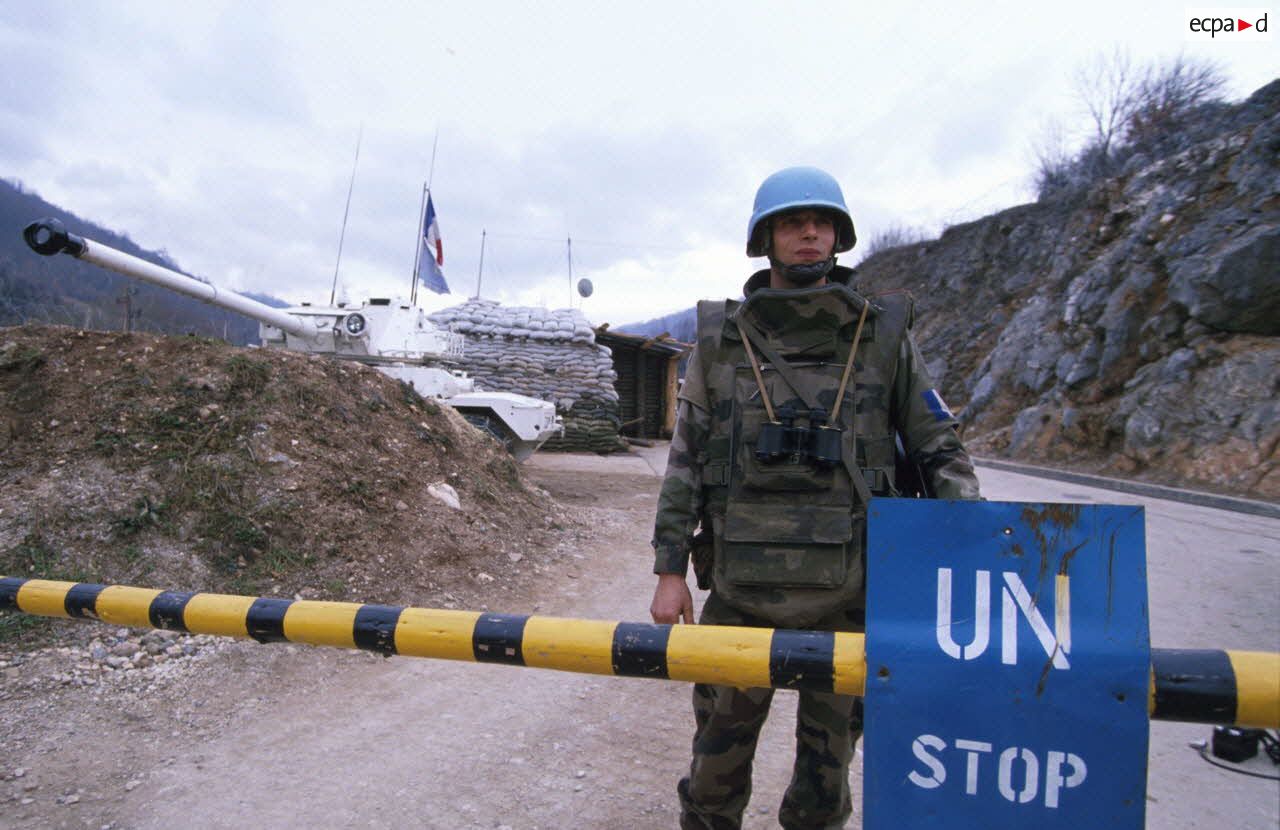 Le poste de Krupac 1 (BAT 5- tenu par le 5e bataillon d'infanterie de montagne).