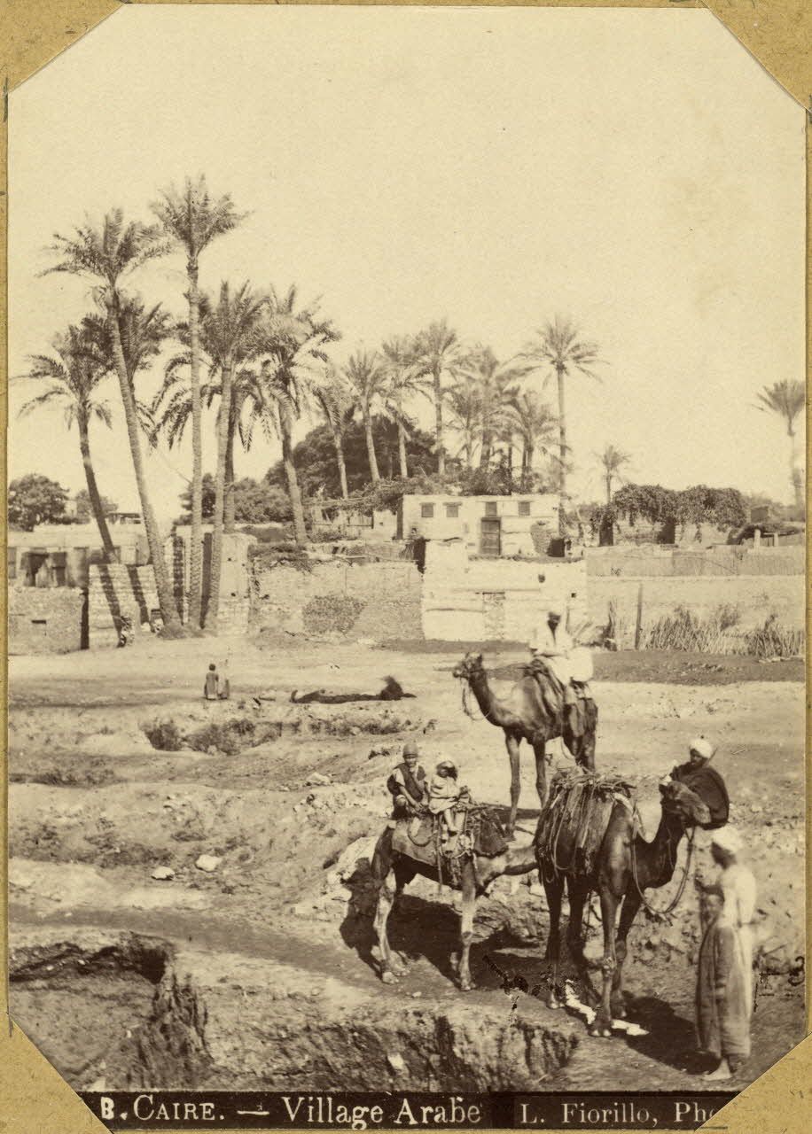 Le Caire. - Village Arabe. [légende d'origine]