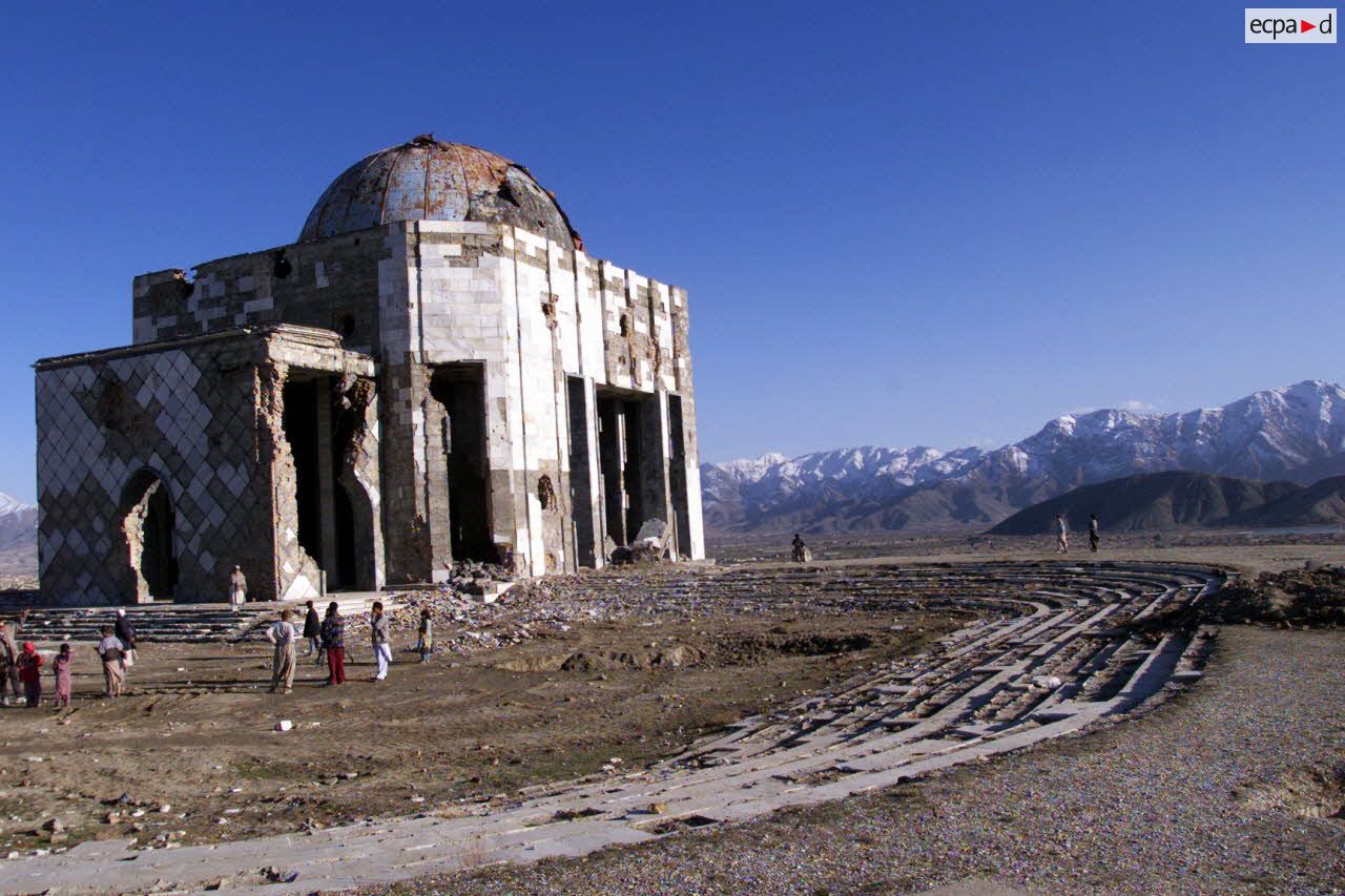 Mosquée en ruine dans Kaboul.