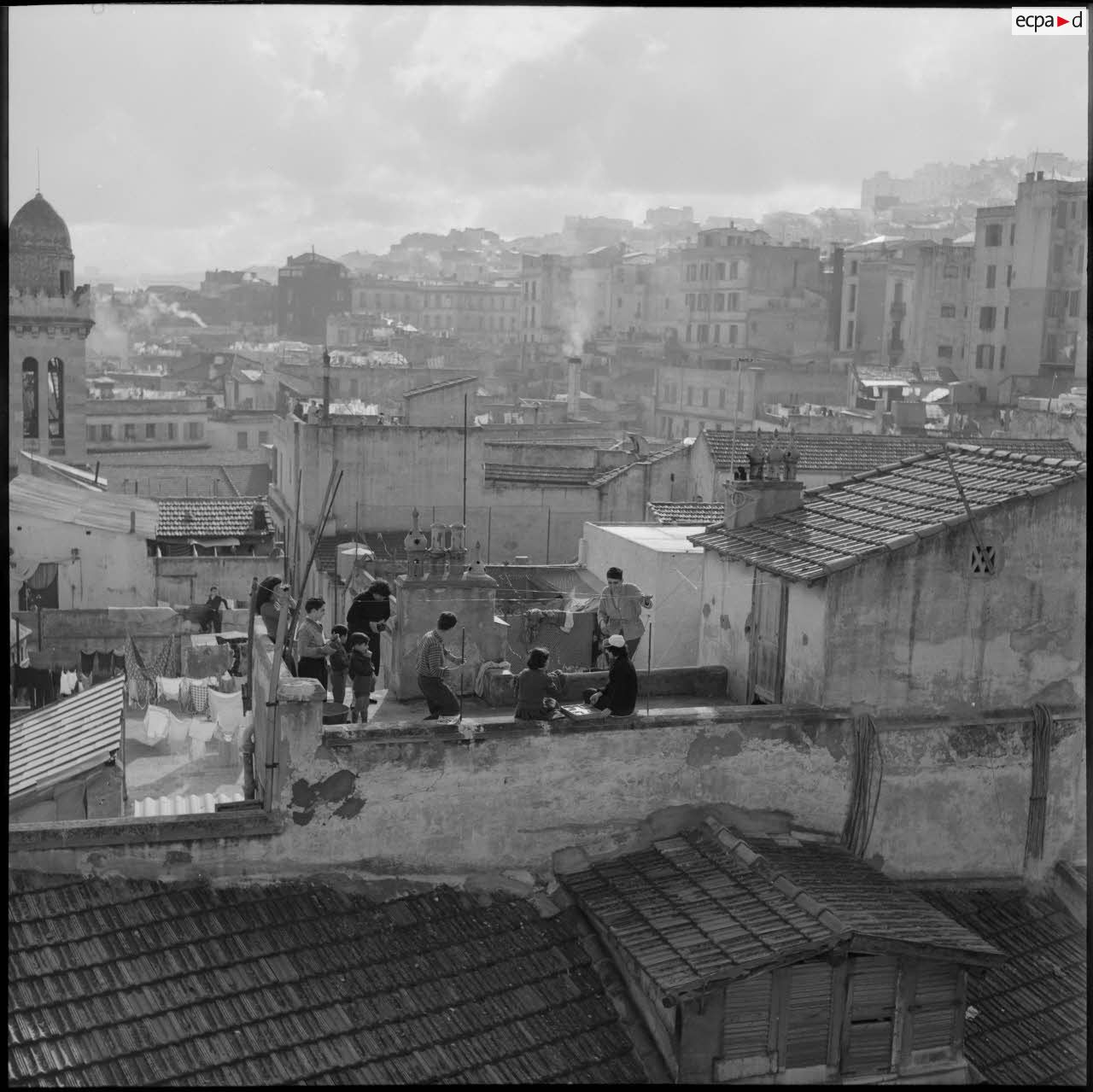 Vue de la casbah d'Alger.