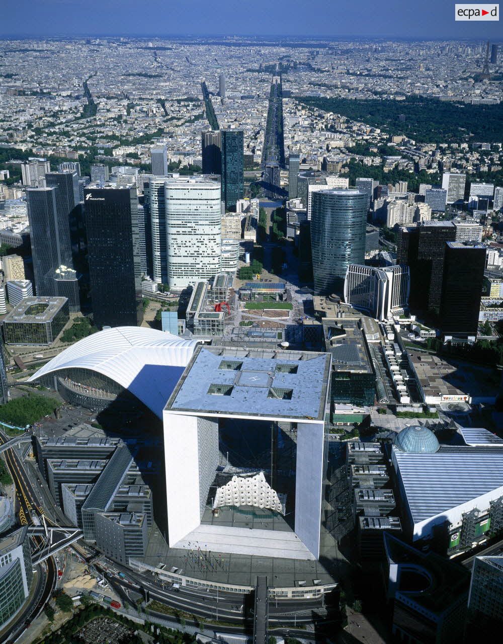 Vues aériennes des villes des Hauts-de-Seine (92).