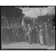 Le général Guy Schlesser lors de la cérémonie de commémoration du 11 novembre à Alger.