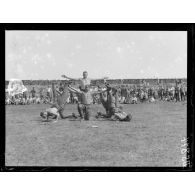 En Sibérie. Entraînement des soldats tchèques. [légende d'origine]