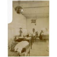 [Vue intérieure de la salle d'un hôpital en Chine.]