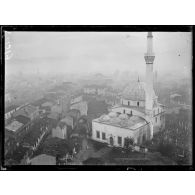 Monastir. Vue prise de la tour carrée vers l'ouest-sud-ouest. [légende d'origine]