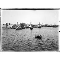 Vue du port de Yanbo. [légende d'origine]