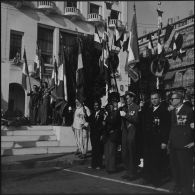 Cérémonie au monument aux morts 14-18 à Alger à l'occasion du 11 novembre.