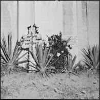 Dépôt de gerbe au monument de la France libre à l'occasion des commémorations du 18 juin à Alger