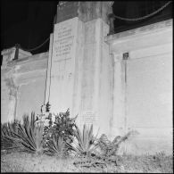 Dépôt de gerbe au monument de la France libre à l'occasion des commémorations du 18 juin à Alger