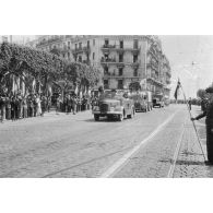 Prise d'armes au Plateau des Glières pour les commémorations du 8 mai en présence du général Cailles.