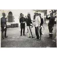 Fête du Régiment - 8 juillet 1914 - de Cugnac, de Ste Marie. [légende d'origine]