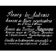 Fleury les Aubrais. Annexe de neuropsychiatrie du 5° Corps d'armée, Service du docteur Rayneau, médecin-major de 1re classe, directeur de l'établissement psychothérapique. Troubles de la démarche consécutifs à des commotions par éclatement d'obus.