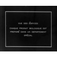 Laboratoire Mulford : vue des édifices. Chaque produit biologique est préparé dans un département spécial.