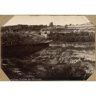 Jerusalem. Vallée de Hinnom. [légende d'origine]