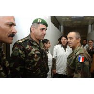 Visite de l'hôpital marocain de Mitrovica.