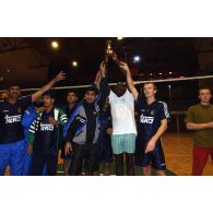 Tournoi de volley-ball à la BMN-N de Mitrovica et remise des trophées aux vainqueurs.