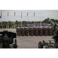 Récit de la bataille d'El Moungar par le 2e régiment étranger d'infanterie (2e REI) sur la place d'armes de Tapa, en Estonie.