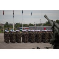 Récit de la bataille d'El Moungar par le 2e régiment étranger d'infanterie (2e REI) sur la place d'armes de Tapa, en Estonie.