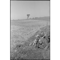 Manoeuvres d'une section de mortier d'infanterie 10 cm NbW. 35 (10 cm Nebelwerfer 35).