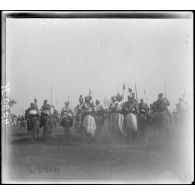 N'Gaoundéré. Cavaliers du sultan. [légende d'origine]