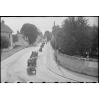 Progression des troupes de la 1re DMI entre Dôle et Dijon.