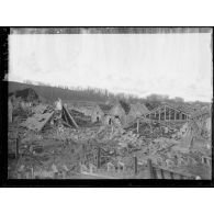 Soissons (Aisne). La verrerie, ancienne position allemande. [légende d'origine]