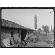 (Klabucista). Soldats russes au repos. 19 octobre 1916. [légende d'origine]