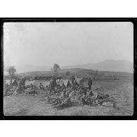 (Kalenik). Campement russe. 16 octobre 1916. [légende d'origine]