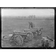 (Florina). Pièces de 65. 21 octobre 1916. [légende d'origine]