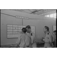 Séance d'instruction pour des élèves de l'école des cadres d'Hanoï.