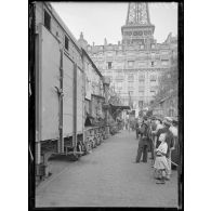 Paris. Gare du Champ de Mars. La pièce allemande de 280. [légende d'origine]