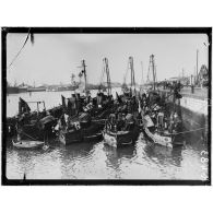 Port de Dunkerque. Torpilleurs français. [légende d’origine]