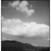 Un avion d'observation et de réglage d'artillerie américain en Corée.