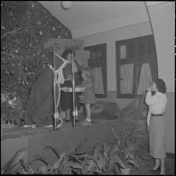 Arbre de noël pour les enfants du personnel de l'EMAT (Ecole militaire annexe des Transmissions) de Ben Aknoun.