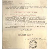 [Ordre général numéro 257 du 29 avril 1945 du général de corps d'armée de Goislard de Monsabert.]