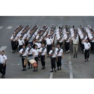 Défilé à pied de l'EFSOAA (école de formation des sous officiers de l'armée de l'Air) lors de la cérémonie du 14 juillet 2011..