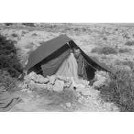 Activités dans un campement de la 21 Panzer Division (21-Pz.Div.) au repos.