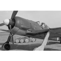 Un chasseur Focke-Wulf Fw-190 du Jagdgeschwader 2 Richthofen en Tunisie.