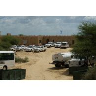 Vue des quartiers des Nations unies à Tombouctou, au Mali.