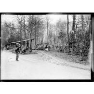 Au Malinbois (Meuse). La gare. [légende d'origine]